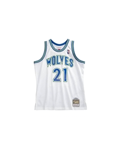 Майка Kevin Garnett Minnesota Timberwolves 1995 96 Swingman белая Mitchell ness