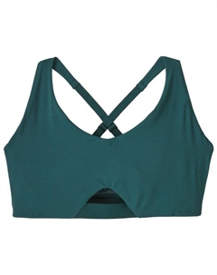 Женский бюстгальтер Maipo с низкой ударной нагрузкой, регулируемый - спортивный бюстгальтер, зеленый Patagonia