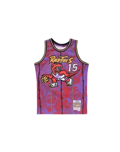 Майка Swingman Mitchell & Ness Винса Картера Toronto Raptors 1998-99 Asian Heritage, фиолетовая Mitchell ness