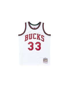 Баскетбольная майка мужская белая Mitchell ness