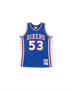 Футболка баскетбольная Mitchell & Ness мужская синяя Mitchell ness