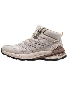 Амортизирующие нескользящие высокие кроссовки для активного отдыха мужские, цвет экрю/коричневый Camel