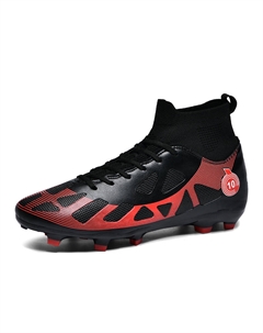 Футбольные бутсы для мягкого грунта унисекс черные с длинными шипами, цвет Black Long Stud Tonybear