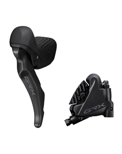ГРХ RX610 2x Передний шифтер/тормозная ручка и гидравлический суппорт, Black Shimano