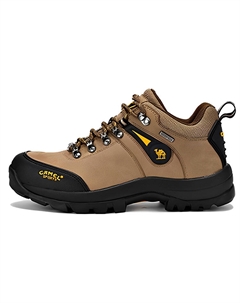 Амортизирующие противоскользящие и износостойкие низкие уличные туфли мужские коричневые, цвет Brown Camel