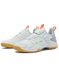 Скользоустойчивые бадминтонные кроссовки унисекс бело-красные, цвет White Red Tonybear