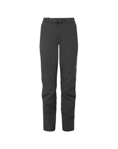 Женские замшевые брюки - брюки из софтшелла, черный Mountain equipment