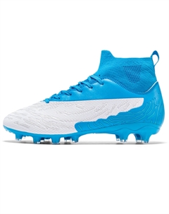 Бутсы унисекс AG Rubber с короткими шипами для искусственного покрытия, амортизирующие, противоскользящие, износостойкие, белые лунные длинные шипы Double dice