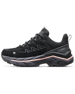 Женские противоскользящие износостойкие дышащие низкие треккинговые ботинки черные, цвет Black Camel