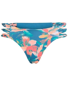 Женские боулдеринги с завязками по бокам - плавки-бикини, Blue Painted Tropics O`neill