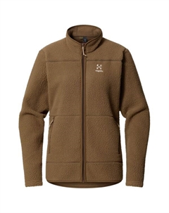 Женская куртка из ворса мосса - флисовая куртка, коричневый Haglöfs