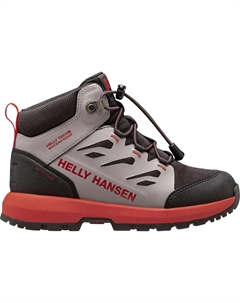 Водонепроницаемые детские треккинговые ботинки HELLY TECH, Concrete/Alert Red Helly hansen