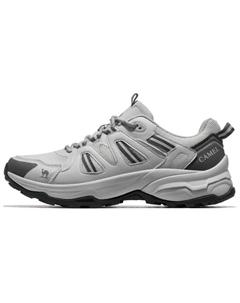 Антискользящие и износостойкие низкие треккинговые туфли для мужчин с эффектом увеличения роста - светло-серые, цвет Light Gray Camel