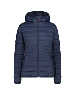 Женская пуховая куртка с фиксированным капюшоном 35k4076 - куртка из синтетического волокна, Titanio Cmp