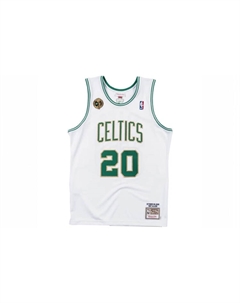 Баскетбольная майка унисекс белая Mitchell ness