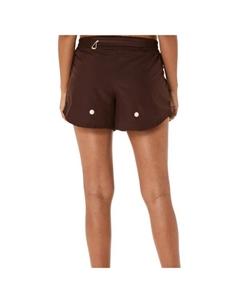 Женские шорты для бега Nagino Run, регулируемые, 4 дюйма, Coffee Asics