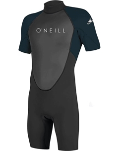 Реактор II 2мм задняя молния весенний гидрокостюм - мужской, Black/Slate O`neill
