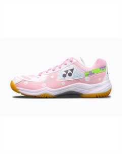 Амортизирующие устойчивые к истиранию дышащие бадминтонные кроссовки Power Cushion с низким верхом унисекс бело-розовые, цвет White Pink Yonex
