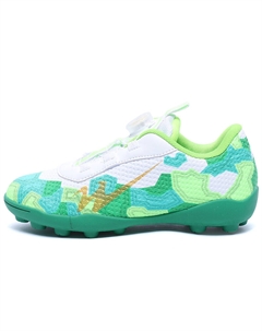 Амортизирующие противоскользящие износостойкие водонепроницаемые дышащие легкие футбольные бутсы с эффектом отскока женские бело-зеленые, цвет White Green Binary