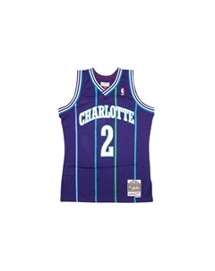 Майка баскетбольная Mitchell & Ness X NBA Charlotte Hornets 94 Larry Johnson Swingman Alt синяя Mitchell ness