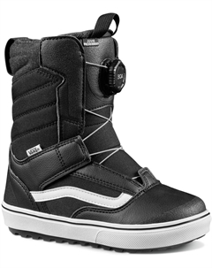 Детские сноубордические ботинки без шнуровки, Black/White Vans