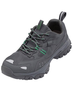Амортизирующие нескользящие износостойкие дышащие туристические ботинки мужские Dark Gray/Green Toread