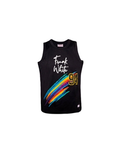 Баскетбольная майка унисекс черная Mitchell ness