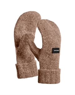 Классические шерстяные варежки, черный Ortovox