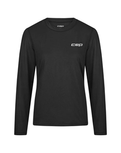Женская беговая футболка l/s 5.0 - беговая футболка, черный Cep