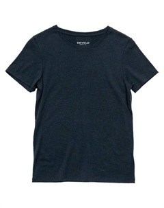Женская классическая футболка - рубашка из мериносовой шерсти, черный Devold