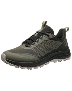 Амортизирующие противоскользящие износостойкие низкие треккинговые ботинки мужские армейский зеленый черный, армейский зеленый черный Toread