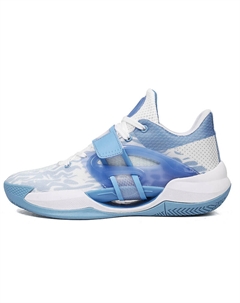 Кроссовки баскетбольные унисекс низкие бело-синие бело-розовые бело-зеленые бело-голубые, цвет White Blue Tonybear