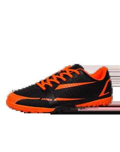 Футбольные бутсы унисекс мидтоп черные неоново-зеленые/черные неоново-желтые/черные оранжевые/черные голубые - черные оранжевые для искусственного покрытия Tonybear