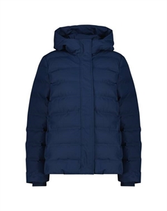 Женская пуховая куртка с фиксированным капюшоном - куртка из синтетического волокна, черный Cmp