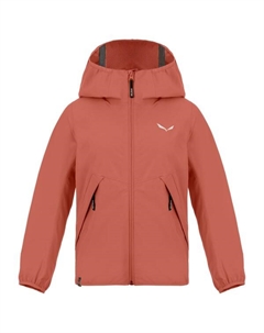Детская куртка Aqua Powertex - дождевик, красный Salewa