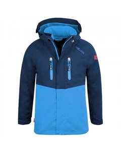 Детская куртка Bryggen 3-в-1 - двойная куртка, мультиколор Trollkids