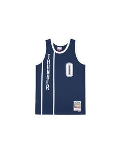 Майка баскетбольная Mitchell & Ness унисекс темно-синяя Mitchell ness