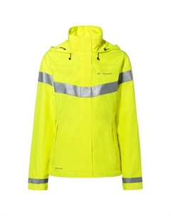 Женская алюминиевая куртка-дождевик - велосипедная куртка, желтый Vaude