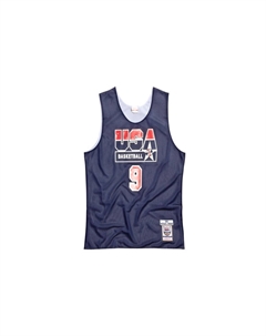 Mitchell & Ness x URBAN AUTHENTIC Баскетбольная майка мужская темно-синяя Mitchell ness