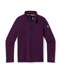 Классическое термобелье из мериносовой шерсти с четверть-молнией, Purple Iris Heather Smartwool