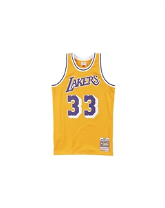 Майка баскетбольная Mitchell & Ness 1994/95 Hardwood Classics Cedric Ceballos Los Angeles Lakers Swingman, желтая Mitchell ness