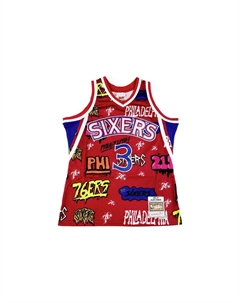 Майка баскетбольная Mitchell & Ness унисекс красная Mitchell ness