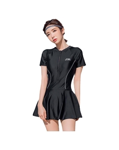 Спортивная тенденция серии Платья и юбки для плавания Женские, Черный Li-ning