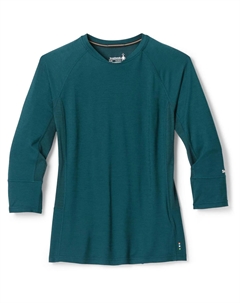 Женская велосипедная майка с рукавом 3/4, Twilight Blue Smartwool