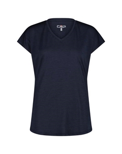 Женская жаккардовая футболка - функциональная рубашка, черный Cmp