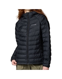 Женская куртка с капюшоном Powder Lite II из синтетического волокна, черный Columbia