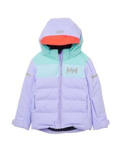 Детская вертикальная утепленная куртка - зимняя куртка, Bright Lavender Helly hansen
