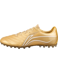 ЛиНинг Джин ТФ искусственное покрытие амортизирующие противоскользящие футбольные бутсы мужские традиционное золото, цвет Traditional Gold Li-ning