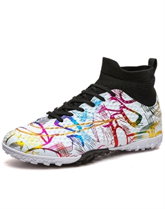 Аква Лонг Стад унисекс футбольные бутсы с резиновыми сломанными шипами для мягкого и искусственного покрытия, противоскользящие и износостойкие, цвет Aqua Long Stud Double dice