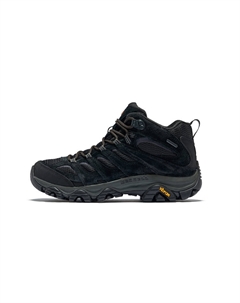 Мокасины Moab 3 Mid Waterproof 'Triple Black', цвет Black Merrell